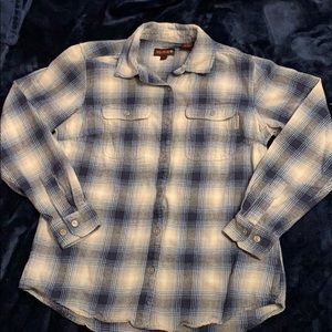 Blue flannel shirt